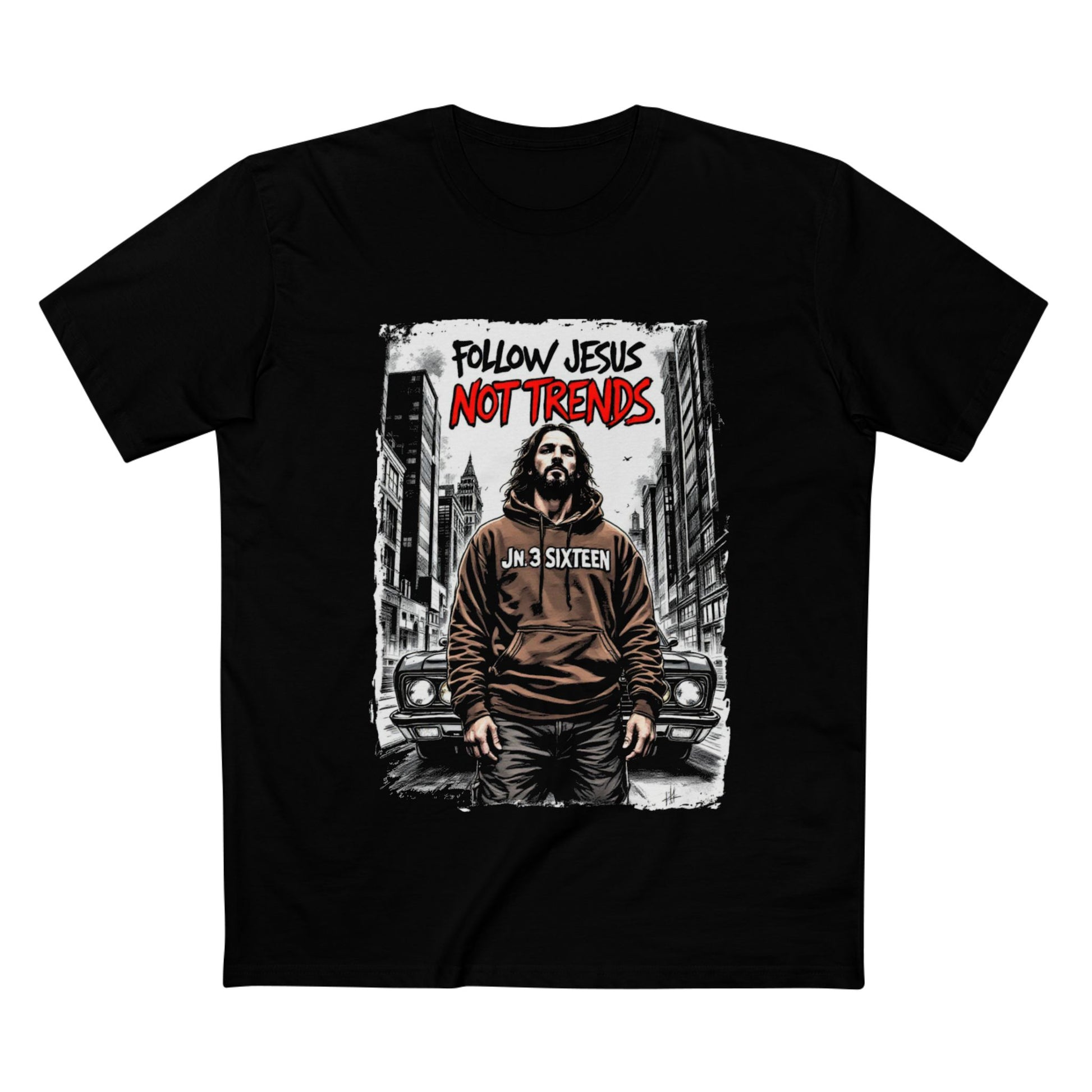 Follow Jesus Not Trends Staple Tee